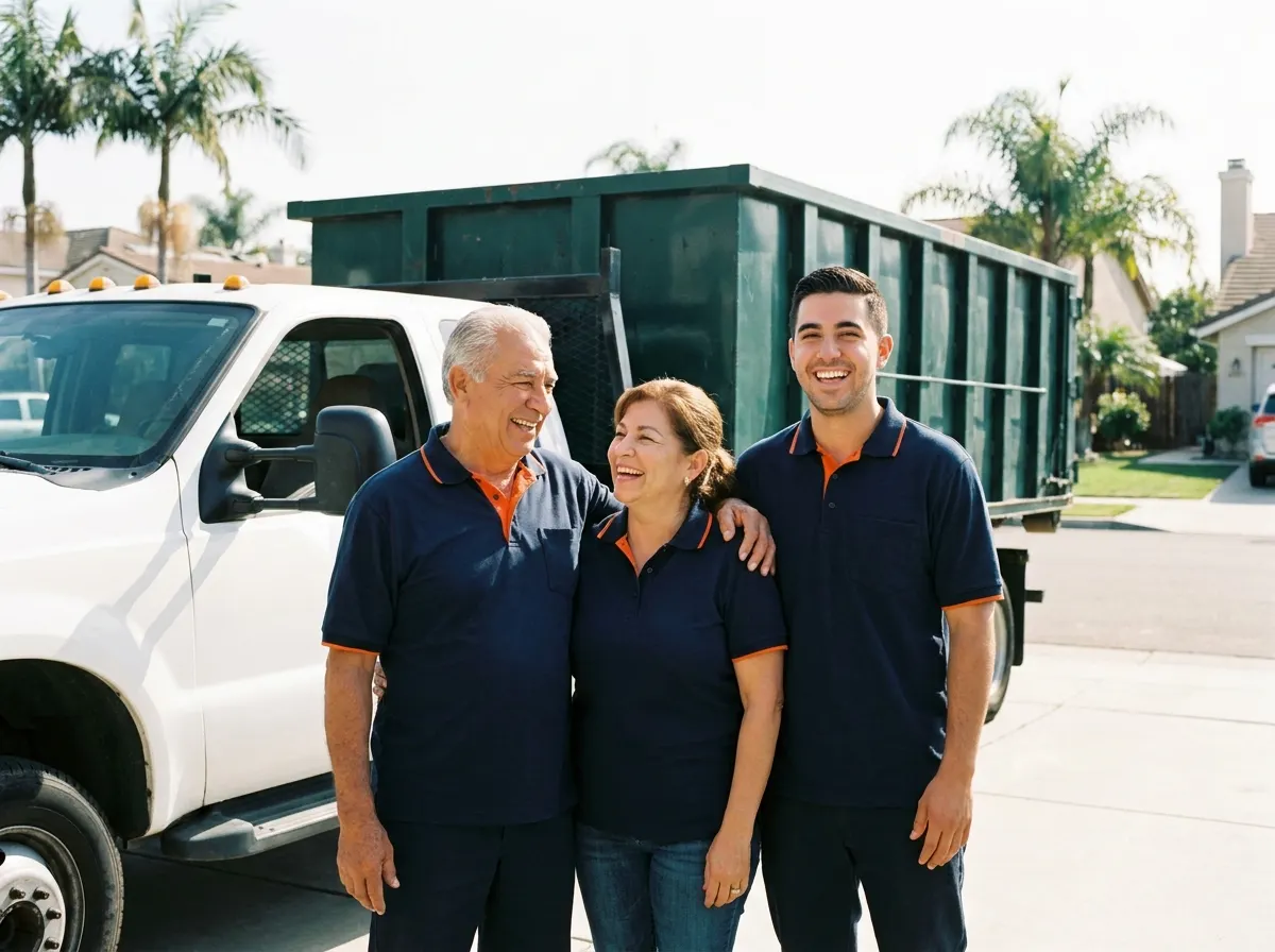 Premier Dumpster Rental dumpster team in San Diego, CA